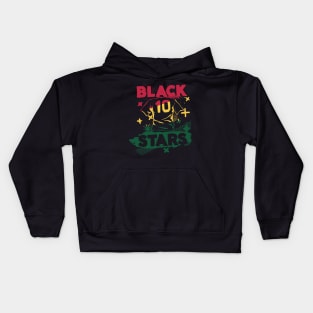 Vintage Ghanaian Football // Retro Grunge Ghana Black Stars Soccer Kids Hoodie